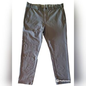 Lauren Ralph Lauren Black Label Pants Mens 36X30 Gray Performance Chino Nylon